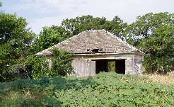 The "smoke house," beside the superintendent's house